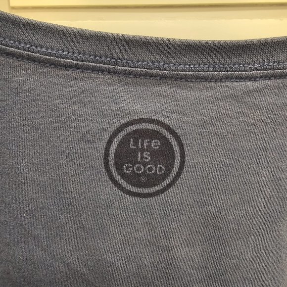 Life is Good Women's Every Day is Saturday Crusher Knit Tee - Picture 5 of 7